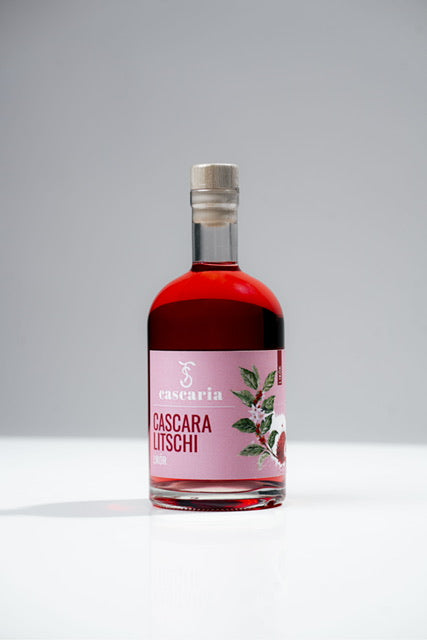Cascara- Litschi Likör